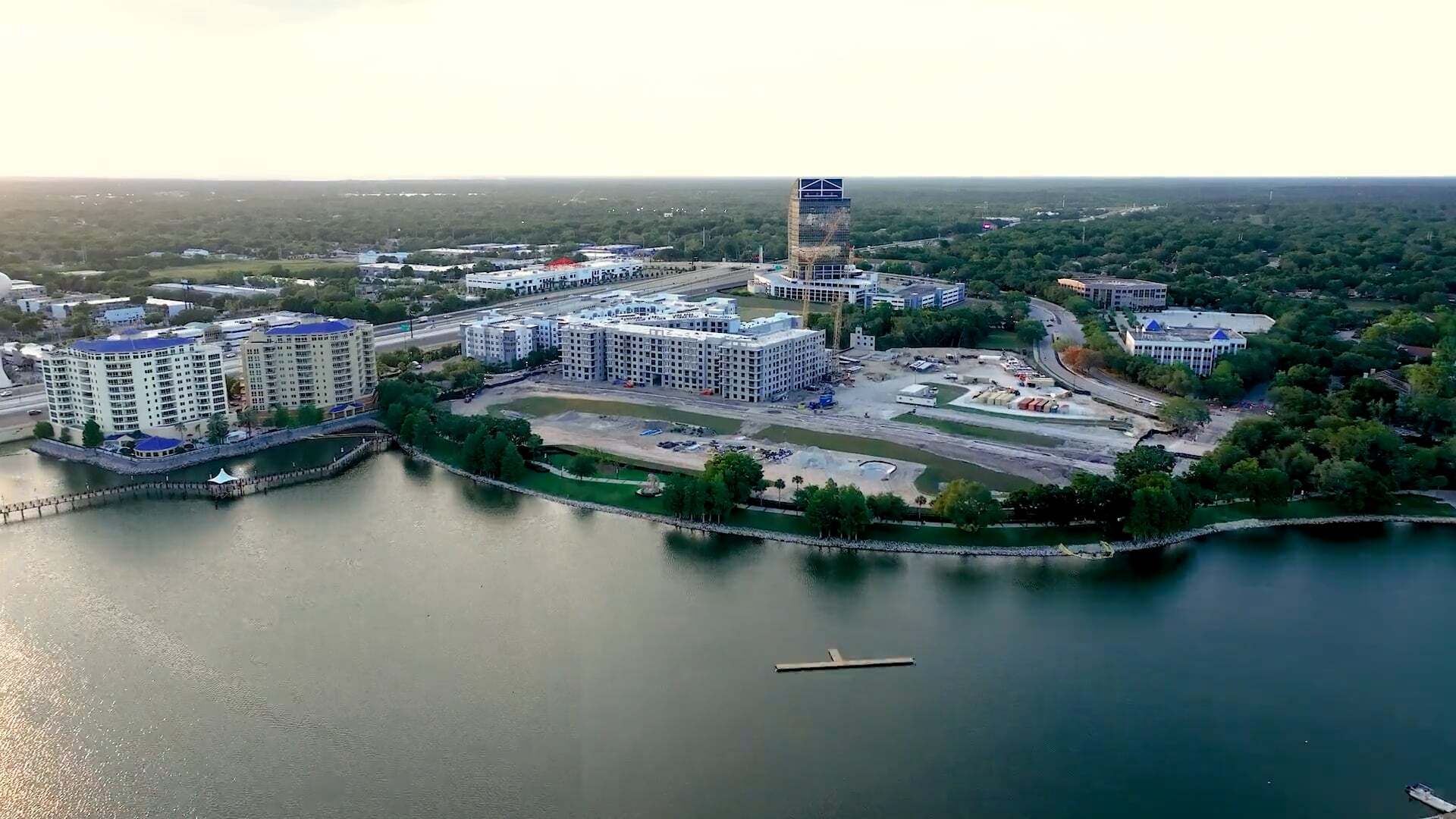 Aerial drone photo of CenterPointe Altamonte